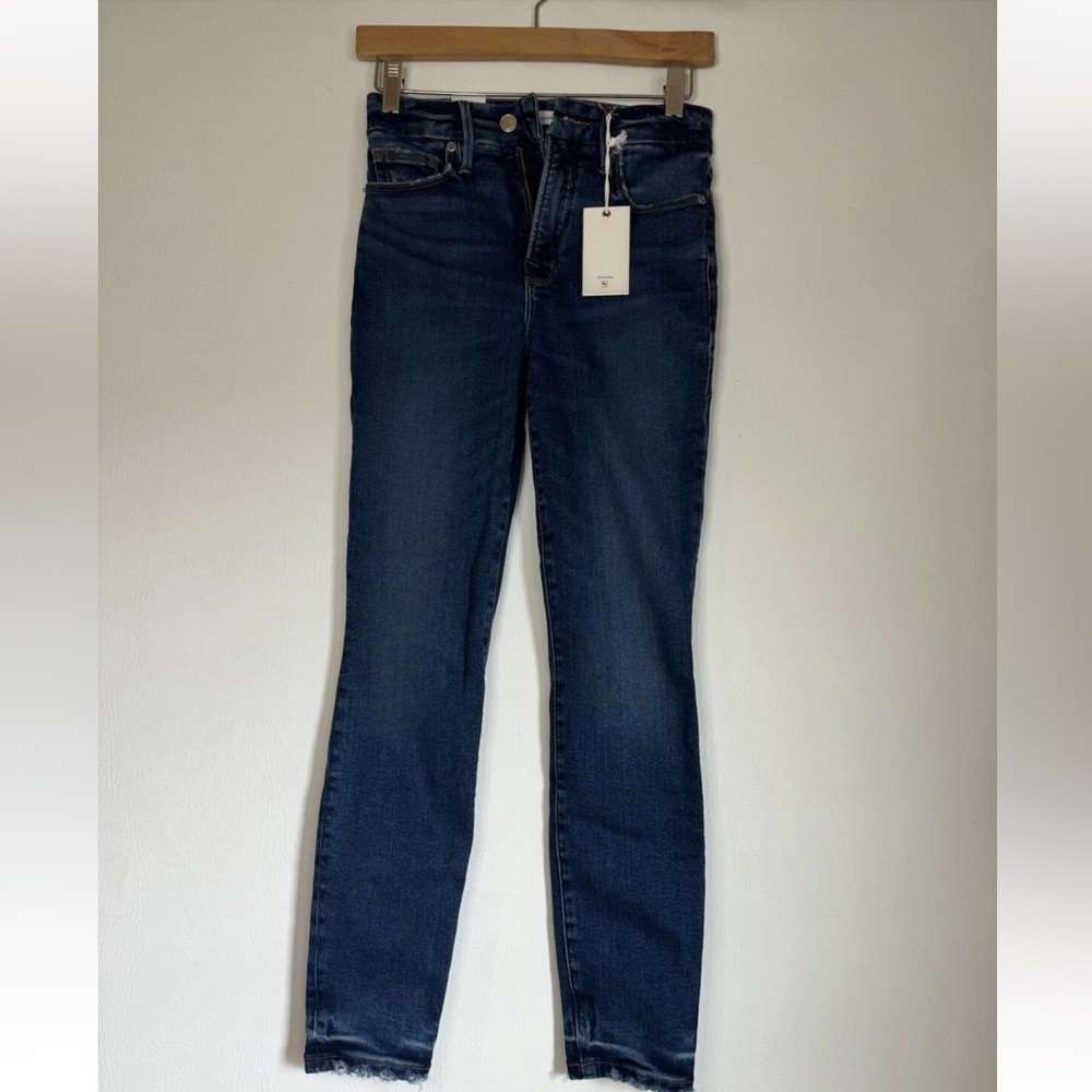 GOOD AMERICAN Skinny Sculpting Jeans 00/24 GOOD LEGS NWT